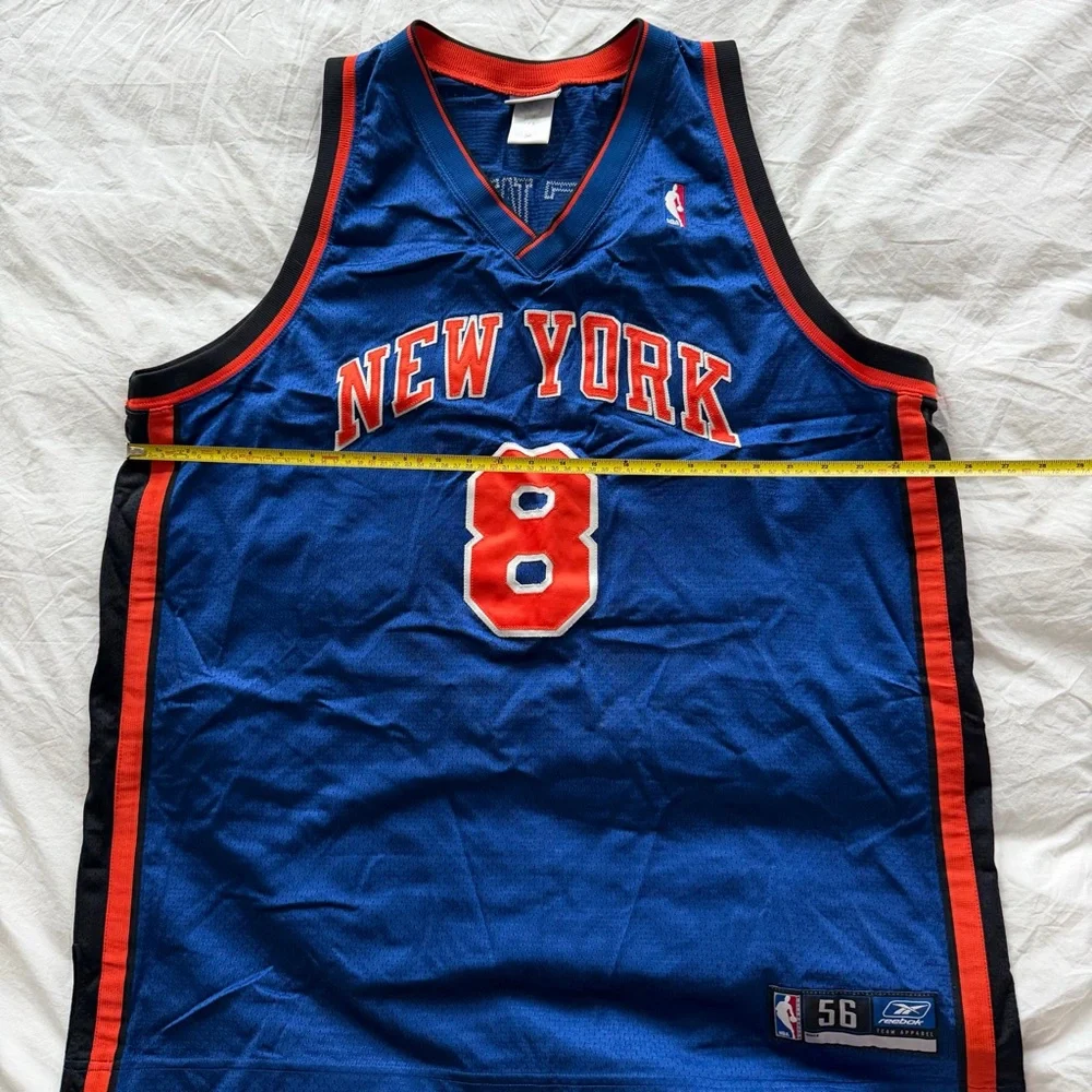 Reebok Vintage sleeveless Knicks Jersey #8 Sprewell In great - Picture 9 of 9